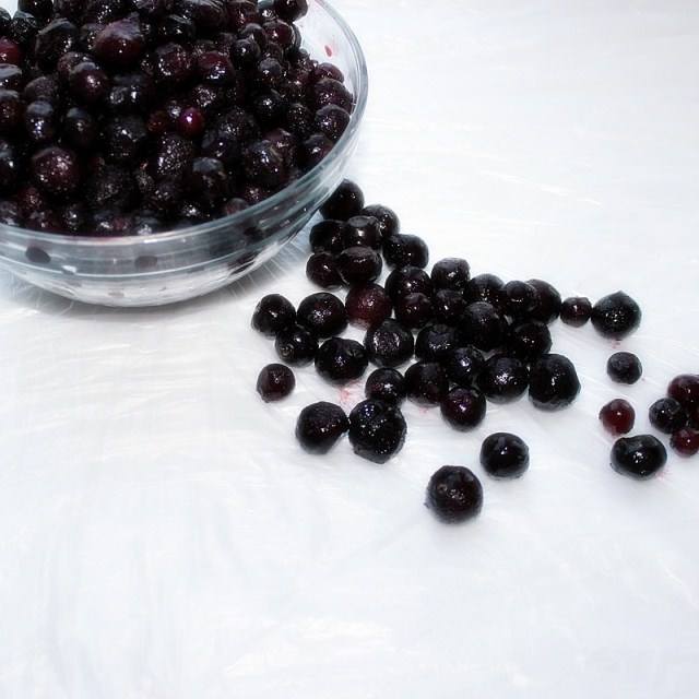 Frozen cherries