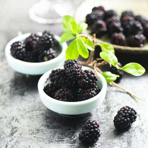 Frozen blackberries