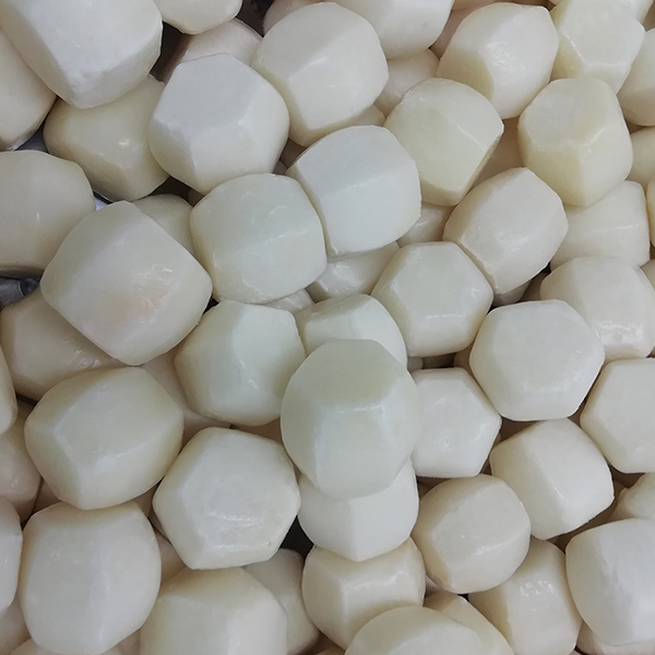 Frozen hexagonal taro