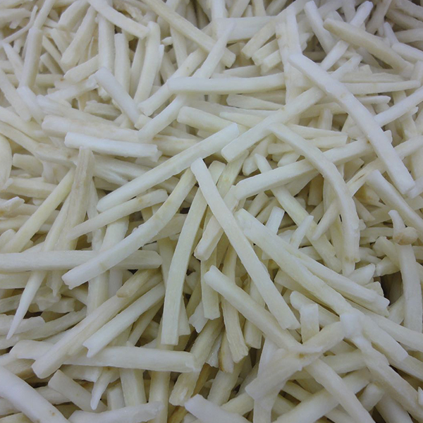 Frozen burdock strip cut iqf